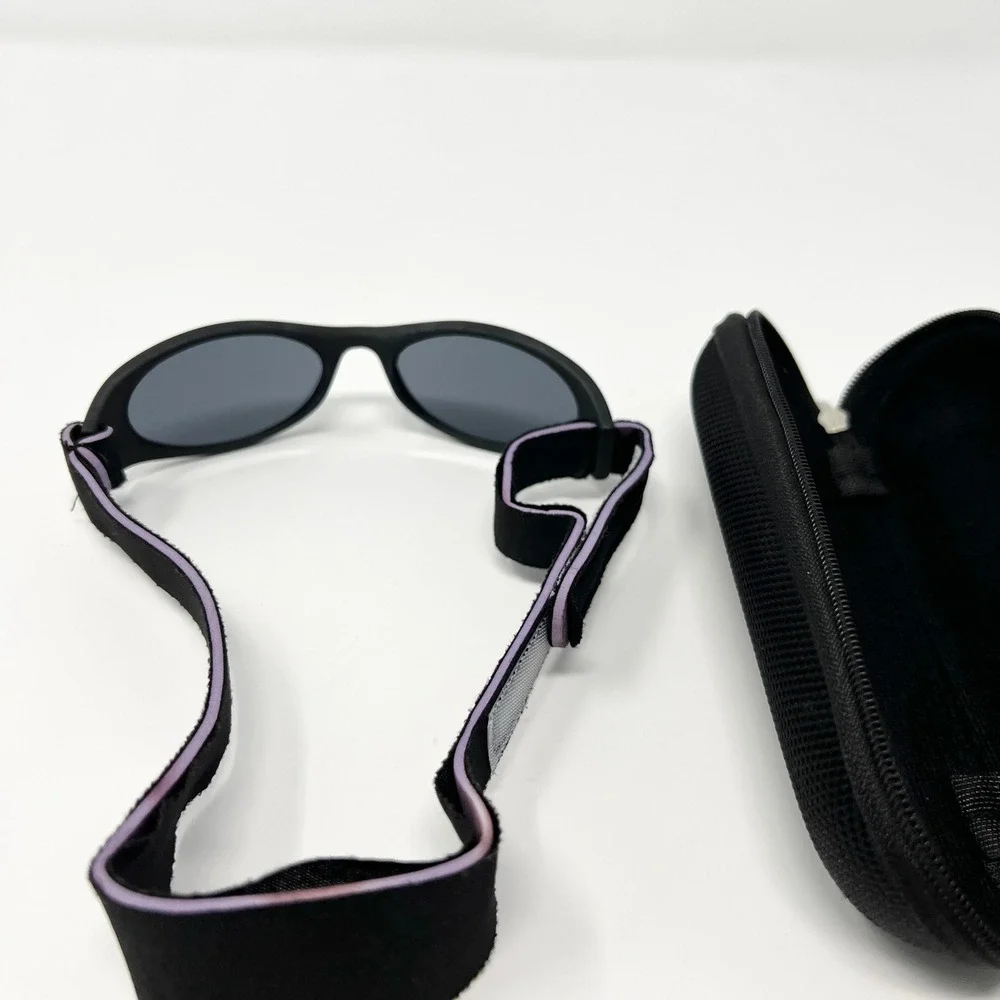 Baby Solo Infant‎ Sunglasses Adjustable Neoprene Strap with Case UV Protection